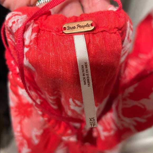 Free People Floral Red Maxi Dress - Picture 7 of 7